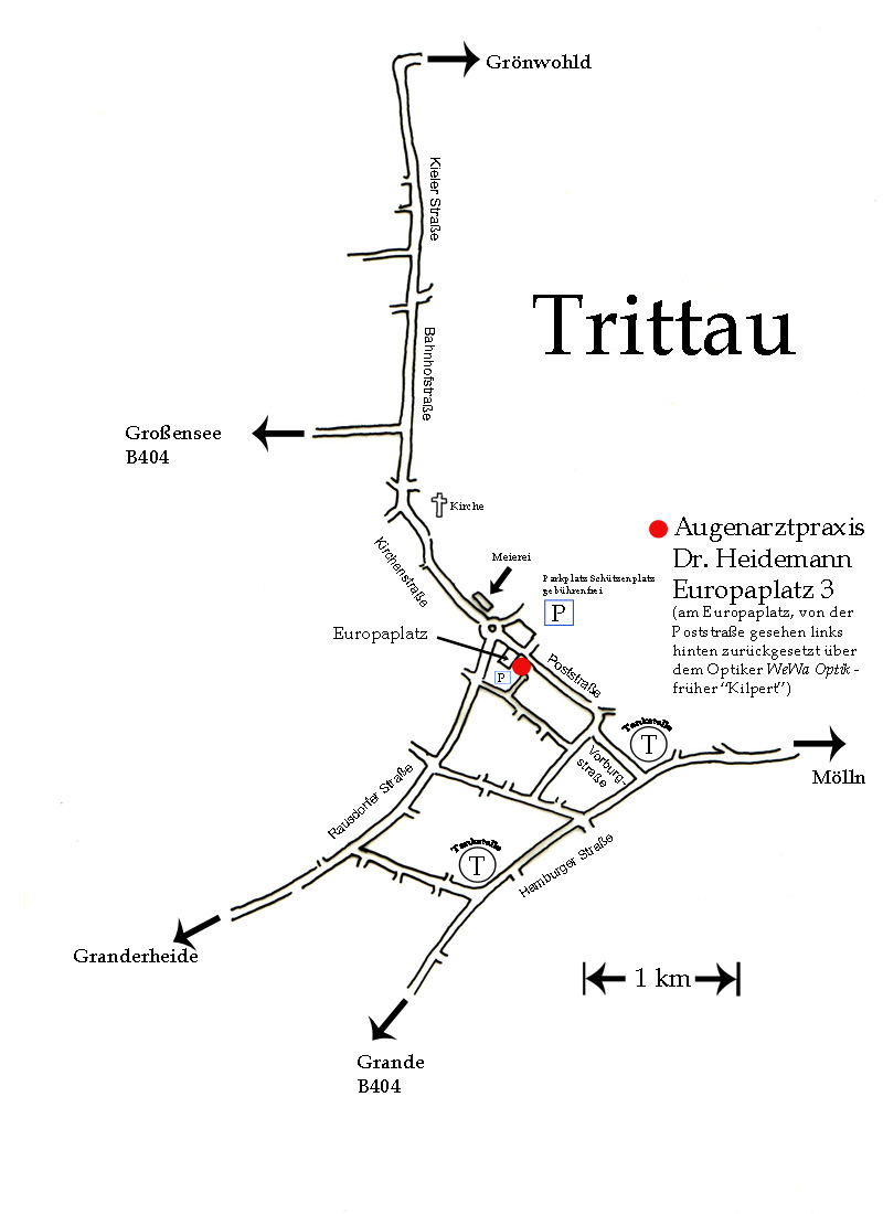 Anfahrtsplan Trittau